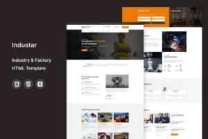 Mua Industar - Industry & Factory HTML Template giá rẻ