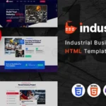 Industo – Industrial Industry & Factory Template