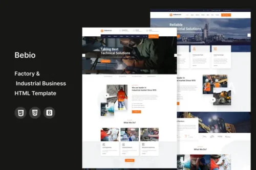Mua Industrez - Factory & Industrial HTML Template giá rẻ