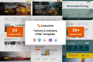Mua Industrie - Factory & Industry HTML Template giá rẻ