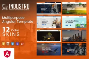 Mua Industro - Factory & Industrial Angular Template giá rẻ