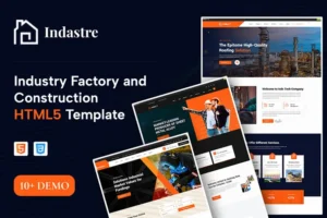 Mua Industry Factory and Construction HTML5 Template giá rẻ