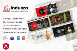 Mua Indusza - Industrial & Factory Angular Template giá rẻ