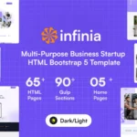 Infinia – Business Startup HTML Template