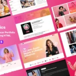 Influtics– Influencer Portfolio & Video Share HTML