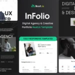 Infolio – Digital Agency & Creative Portfolio Nuxt