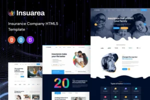 Mua Insuarea - Insurance Company HTML5 Template giá rẻ