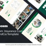 Insucom – Insurance Company TailwindCSS Template