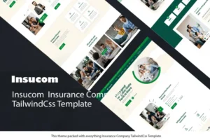 Mua Insucom - Insurance Company TailwindCSS Template giá rẻ