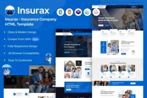 Mua Insurax - Insurance Company HTML Template giá rẻ