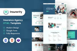 Mua Insurerity | Insurance Agency HTML Template giá rẻ