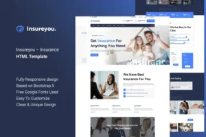 Mua Insureyou - Insurance HTML Template giá rẻ
