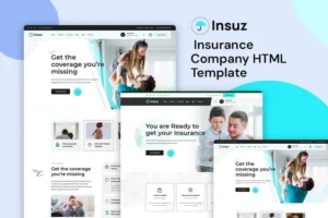 Mua Insuz - Insurance Company HTML Template giá rẻ
