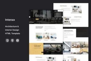 Mua Intenax - Architecture & Interior HTML Template giá rẻ