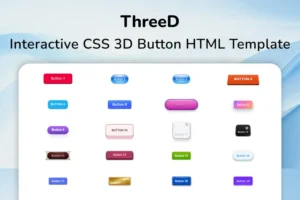 Mua Interactive CSS 3D Button HTML Template - ThreeD giá rẻ