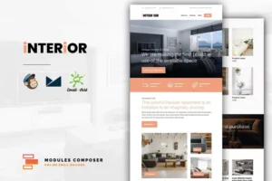 Mua Interior - E-Commerce Responsive Email Template giá rẻ
