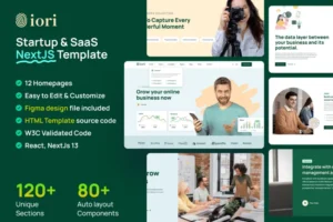 Mua iori - Startup & SaaS NextJS ReactJS Template giá rẻ