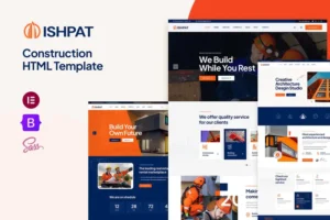 Mua Ishpat – Construction HTML Template giá rẻ