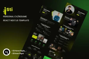 Mua Isti - Creative Portfolio React NextJS Template giá rẻ