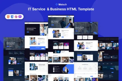 Mua IT Service And Business HTML Template giá rẻ