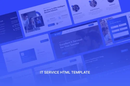 Mua IT Service & Business HTML Template giá rẻ
