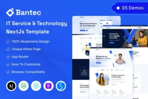 Mua IT Solution, IT Service Technology NextJS Template giá rẻ