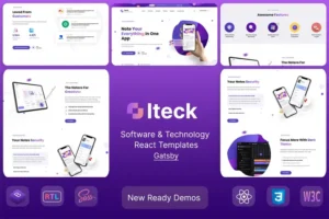 Mua Iteck - Gatsby Software & Technology Template giá rẻ