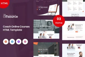 Mua iTsource - IT Solutions & Services HTML Template giá rẻ