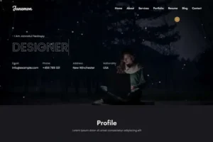 Mua Janemon - Personal Portfolio HTML Template giá rẻ
