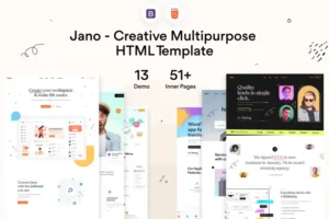 Mua Jano - Creative Multipurpose Bootstrap 5 Template giá rẻ