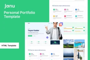 Mua Janu - Responsive Personal Portfolio HTML Template giá rẻ