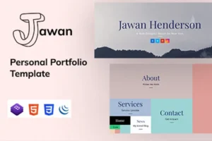 Mua Jawan - Personal Portfolio Template giá rẻ