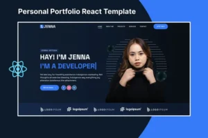 Mua Jenna – Personal Portfolio Template giá rẻ