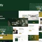 Jetly – Private Jet Charters HTML Template