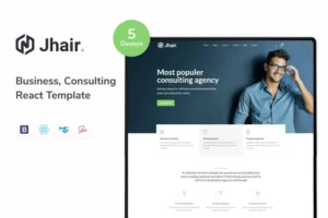 Mua Jhair - Business, Consulting React Template giá rẻ