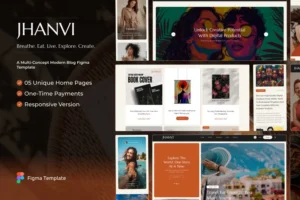Mua Jhanvi - Multi-Blog Figma Template giá rẻ
