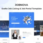 Jobnova – Svelte Job Board & Job Listing Template