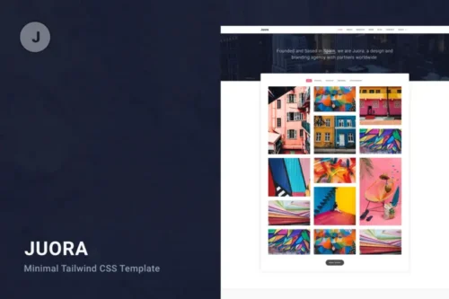 Mua Juora - Minimal Tailwind CSS 3 Template giá rẻ