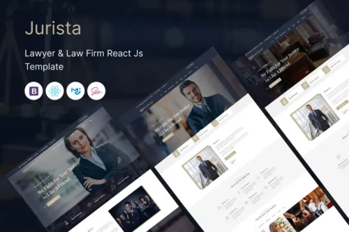 Mua Jurista - Law Firm React Js Template giá rẻ
