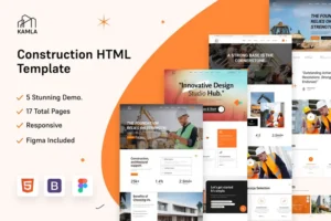Mua Kamla - Construction HTML5 Template giá rẻ