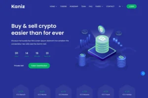 Mua Kaniz - Bitcoin & Cryptocurrency HTML Template giá rẻ