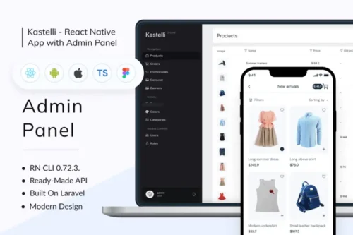 Mua Kastelli - Fashion e-Commerce App with Backend giá rẻ