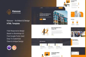Mua Kasuua – Architect & Design HTML Template giá rẻ