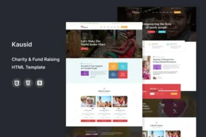 Mua Kausid -Charity & Fund Raising HTML Template giá rẻ