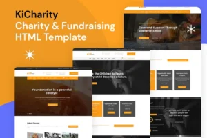 Mua KiCharity - Charity & Fundraising HTML Template giá rẻ