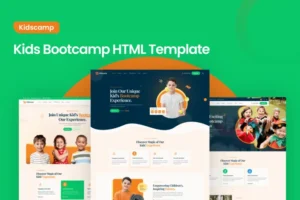 Mua Kidscamp - Kids Bootcamp Activities HTML Template giá rẻ