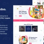 Kidso – Modern Kindergarten HTML Template