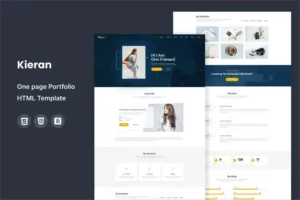 Mua Kieran - One page Portfolio HTML Template giá rẻ