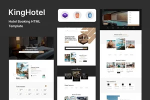 Mua KingHo - Hotel Booking HTML Template giá rẻ