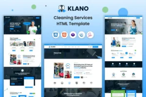 Mua Klano - Cleaning Services HTML Template giá rẻ